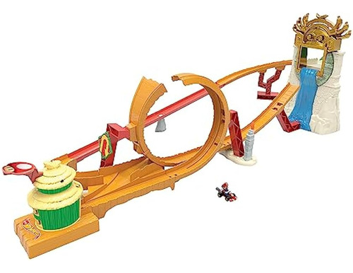 Pista De Carrera Selva Juguete Mario Kart Hot Wheels ;o