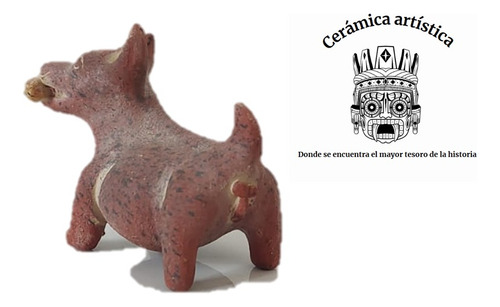 Perro De Colima Tlalchichi Con Mazorca De Barro
