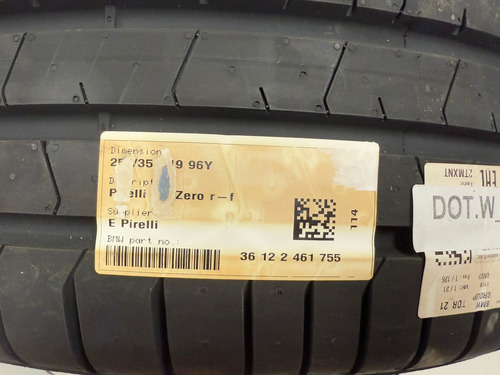 Llanta 255/35r19 Pirelli Pzero Run Flat 96y Nueva Original Y (Usado)