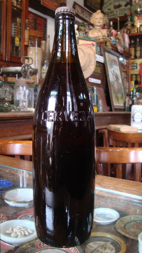 Imagen 4 de 4 de Antigua Botella De Cerveza Andes (llena). 28167