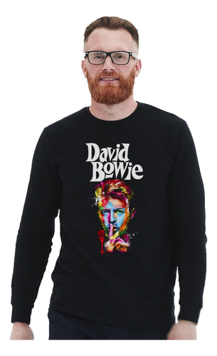 Polera Ml David Bowie Colors Pop Impresión Directa