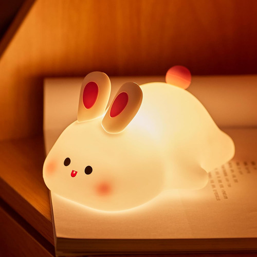 Lámpara De Noche De Bebé For Niños, Lámpara De Conejo,