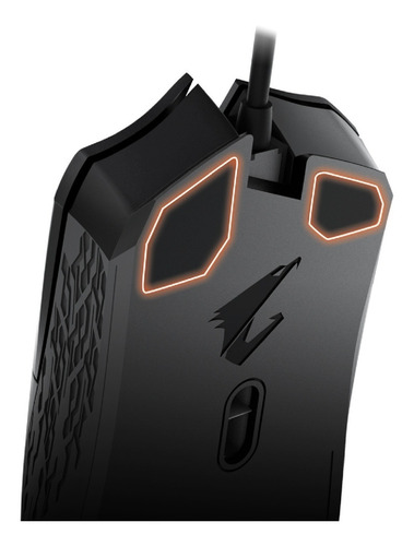 Imagen 5 de 7 de Mouse Gamer Gigabyte Aorus M3 Rgb Negro 6400dpi Cuo