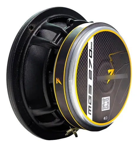 Par De Alto Falante 6 270wrms 4ohms Zetta Audio 540w Par