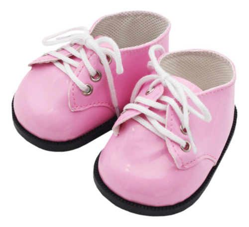Adorables Zapatos De Muñeca De Felpa Con Diseño De Rosa