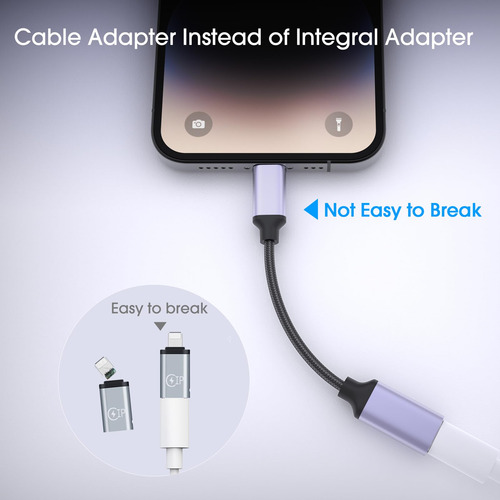 Adaptador Usb C A Lightning Techmatte 27 W Pd De Carga Rápid