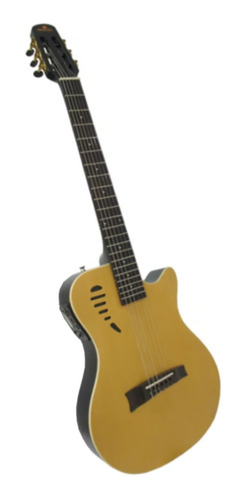Imagem 2 de 2 de Violão eletroacústica Marquês VN-11 para destros natural pau-rosa verniz fosco