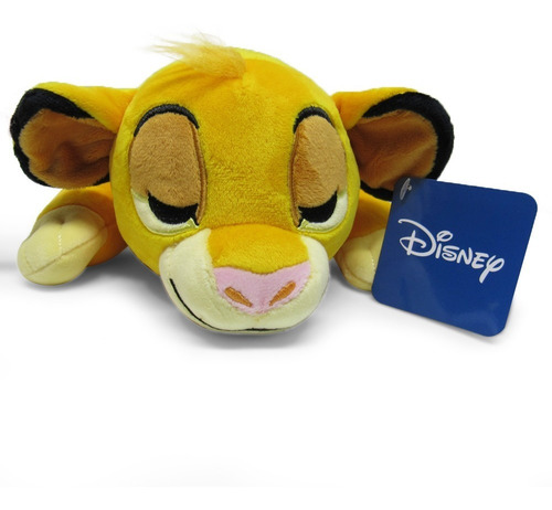 Imagem 2 de 4 de Pelúcia Disney Simba Cuddleez 35cm Soneca - O Rei Leão - Fun