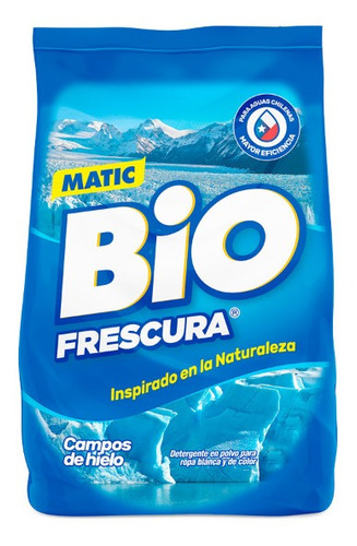 Detergente En Polvo Campos De Hielo Bio 800gr(1uni)super