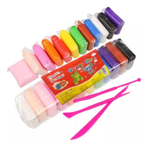 Fomi Moldeable Manualidades Niños Curso Verano Slime 12pz