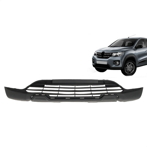 Parachoque Dianteiro Kwid 22 23 2024 2025 Inferior Com Grade