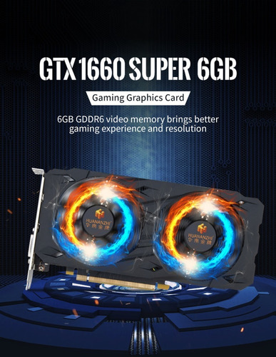 Tarjeta Grafica Gtx 1660 Super 6gb Gddr6 192 Bits