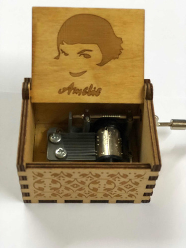 Imagen 3 de 5 de Cajas Musicales De Madera Con Manivela De Amelie