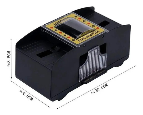 Barajador Automático De Cartas Recargable Con Batería De 2000 MAh Y Modo Manual – Silencioso Y Rápido
