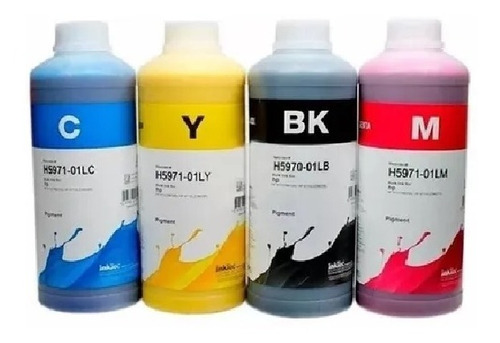 Litro Tinta Pigmentada Inktec Para Hp Para Cartuchos 970