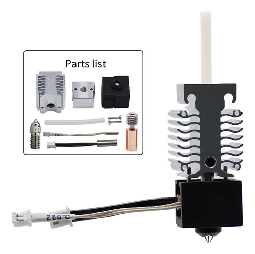 Para Ender-3-v3 Veja O Kit De Bicos Hotend: Tubo Bimetálico+