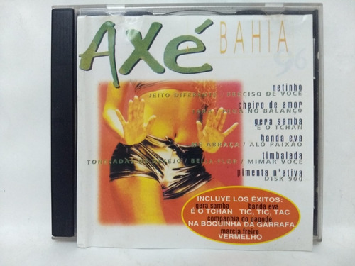 Varios - Axé Bahia 96 (cd, Argentina, 1996) Muy Bueno