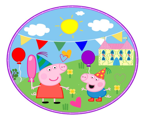 Peppa Para Imprimir Decoración Cumple Candy