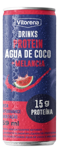 Água De Coco Proteica Melancia Vitorena 269 Ml