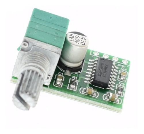 Mini Amplificador Digital Pam 8403 2x3w 5v Controle Volume