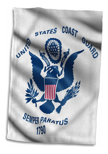 Toalla De 3d Rose Flag Of The Us Coast Guard Ondeando ...