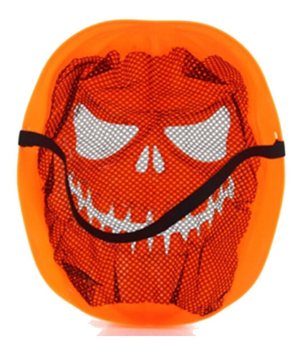 Mascara Calabaza Halloween Pvc Disfraz Terror Cosplay Flex
