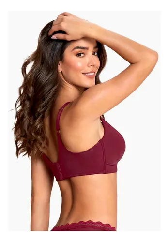 Leonisa Sostén Tipo Top Talla L Color Vino 71341