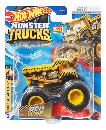 Hot Wheels Monster Trucks 2023 Gotta Dump Camion Monstruo