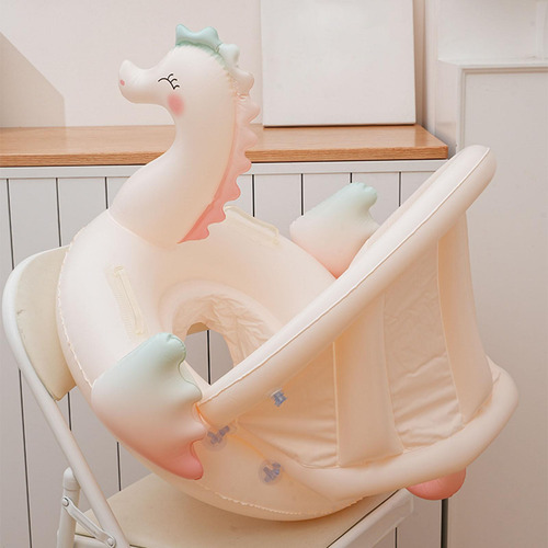 Flotador Inflable Para Piscina, Bebé Con Asiento Y Capota