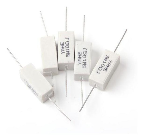 10pcs 5w Vatios 10 Ohmios Resistencias Cerámicas De