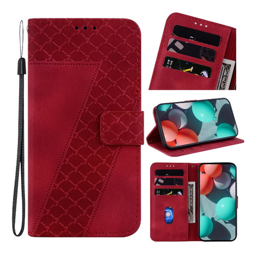 Para Motorola Moto G34 5g Flip Folio Cover Funda Tipo Billet