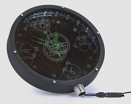 Reloj Espejo Infinito Luz Led Rgb. Modelo Bombillo.