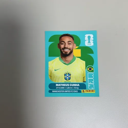 Figurinha Copa Do Mundo 2026 Panini Matheus Cunha Bra17 | MercadoLivre