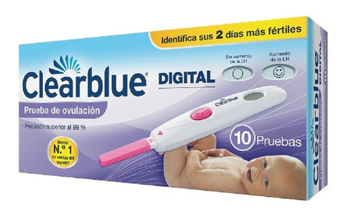 Prueba De Ovulación Clearblue Digital X 10 Und