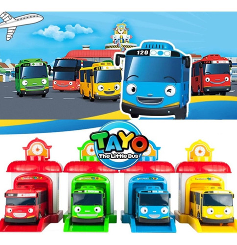 Coche De Juguete For Niños De Dibujos Animados Mini Tayo Bu