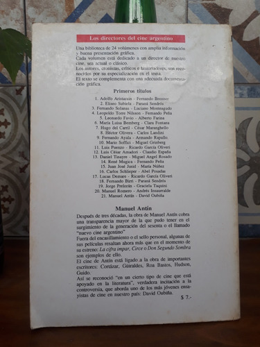 Manuel Antín - David Oubiña (Usado)
