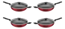 Comprar Kit Panelas Wok 28cm 3,3l 4 Peças Tramontina Loreto C\u002F Tampa