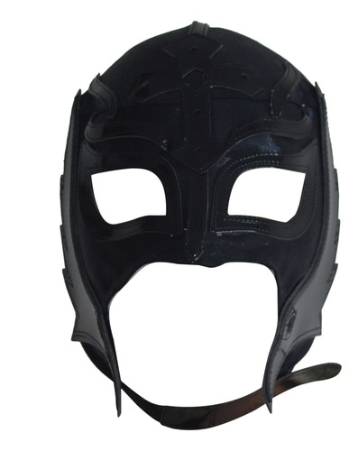 Deportes Martinez Mascara De Lucha Libre Semi Profesional Negro