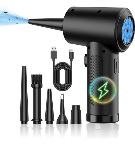 . Mini Compresor De Aire Eléctrico Kit Limpieza Limpiar