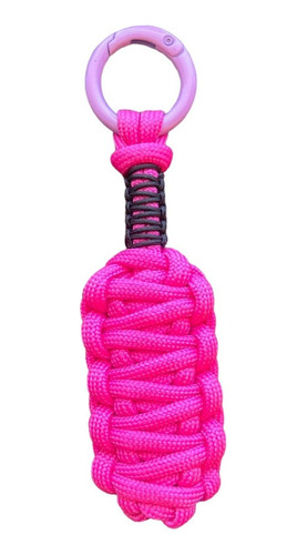 Llavero Paracord Argolla Cierre Rápido Colores Neon 