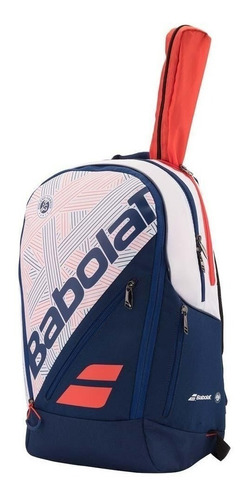 Mochila Babolat Bolso Tenis Porta Raqueta Raquetero Pure Color Azul/Blanco