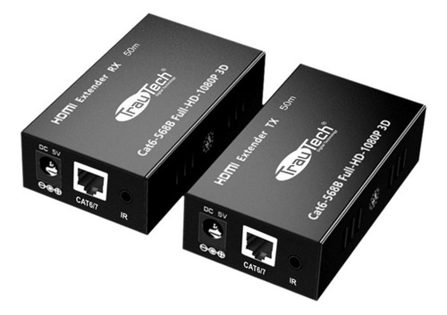 Extensor Activo Hdmi Vía Ethernet Trautech 50mts