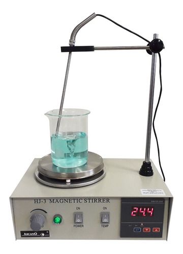 Imagen 2 de 10 de Agitador Magnético Arcano Digital Sonda 2l Y Con Calefacción