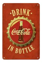 Comprar Letrero Cocacola Coca Cola Drink Bottle Retro Vintage Cuadro