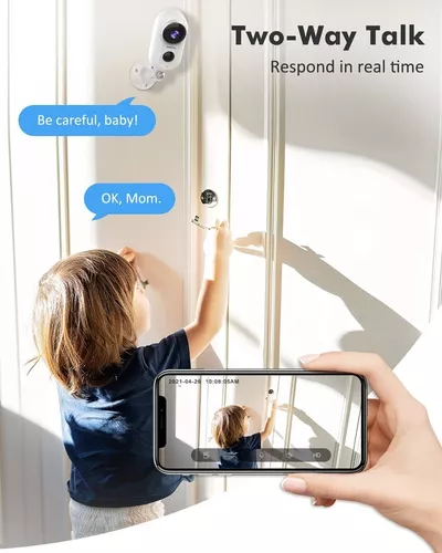 ZUMIMALL Cámaras de seguridad inalámbricas para exteriores con