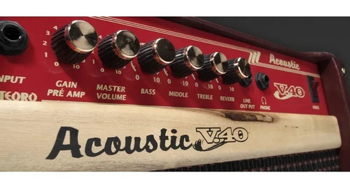 Amplificador P Violao Meteoro Acoustic V40 Nfe+1ano-garantia