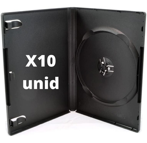 Caja Dvd 14mm Simple Nacional De Calidad X 10