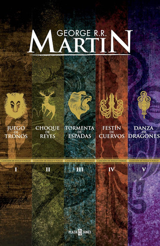 Paquete Juego De Tronos - 5 Libros - R R Martin - Original