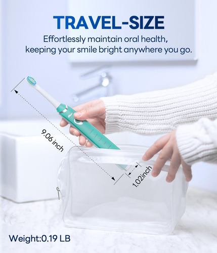 Cepillo De Dientes Eléctrico Bymore Para Adultos Y Niños Con