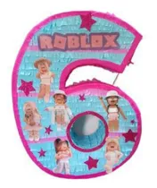 Comprar Piñata Cartón Arcoirispapel Colorido 1 Unidad Fucsia Roblox Nena Roblox Número Fucsia Grande